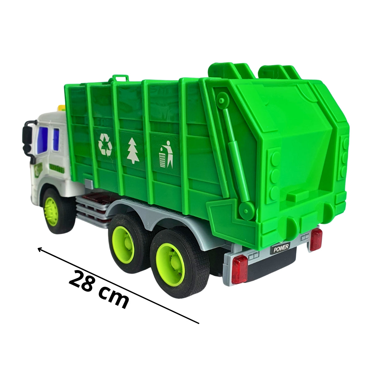 Caminhão De Lixo Reciclagem Realista Com Som E Luz Caminhão De Lixo Reciclagem Realista Com Som E Luz